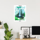 POSTER TAUGHANNOCK TOMBE ITHACA (Bureau à domicile)