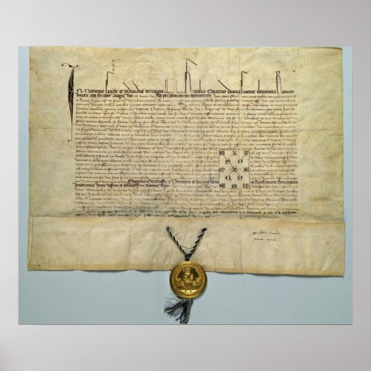 Poster Taureau de Charles IV empereur romain (Devant)