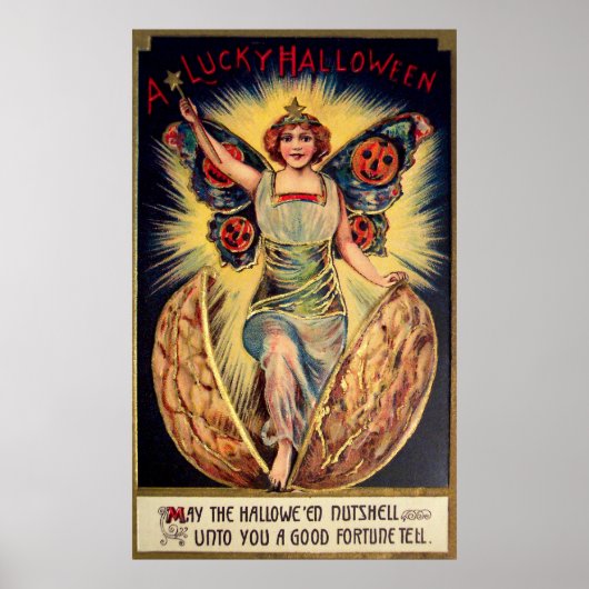 Poster Taureau d'Halloween (Devant)