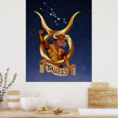 POSTER TAUREAU LE TAUREAU (Cuisine)