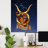POSTER TAUREAU LE TAUREAU (Bureau à domicile)