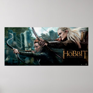 Poster TAURIEL™ et LEGOLAS GREENLEAF™