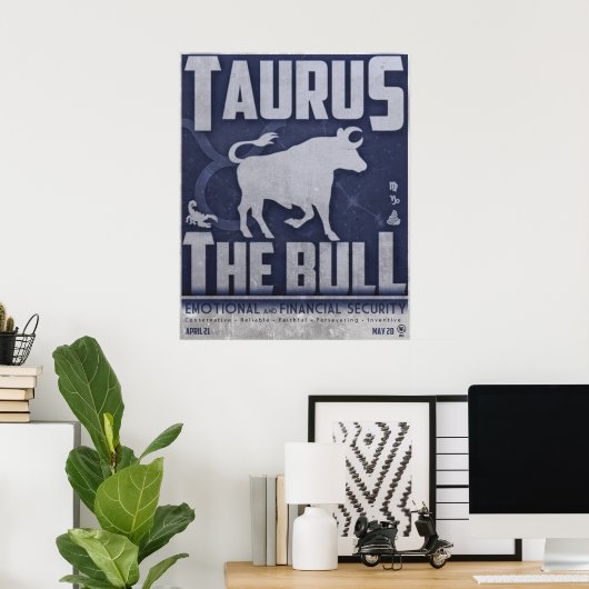 Poster Taurus (Bureau à domicile)