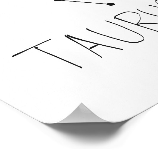 Poster Taurus (Coin)