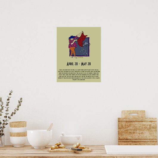 Poster Taurus (Cuisine)