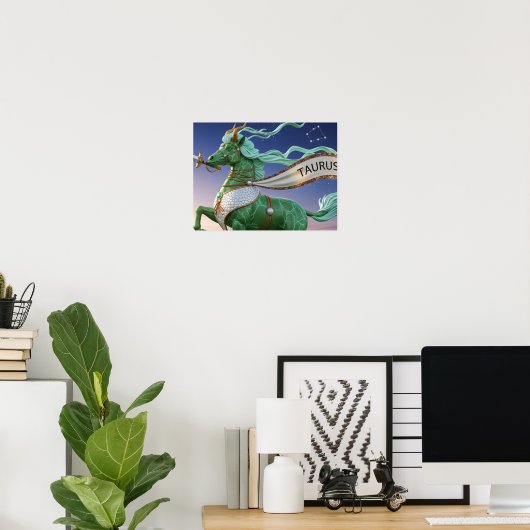 Poster Taurus céleste (Bureau à domicile)