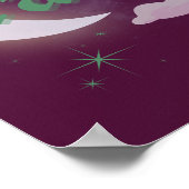 Poster Taurus Céleste Lune Nuage Étoiles Astrologie Art (Coin)