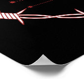 Poster Taurus Constellation Art céleste gothique foncé (Coin)