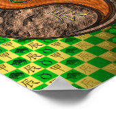 Poster Taurus & Dragon de Bois (Coin)