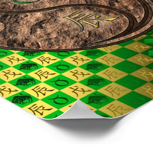 Poster Taurus & Dragon Terre (Coin)