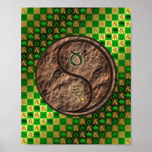 Poster Taurus & Dragon Terre (Devant)