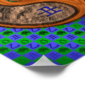 Poster Taurus et boisé (Coin)