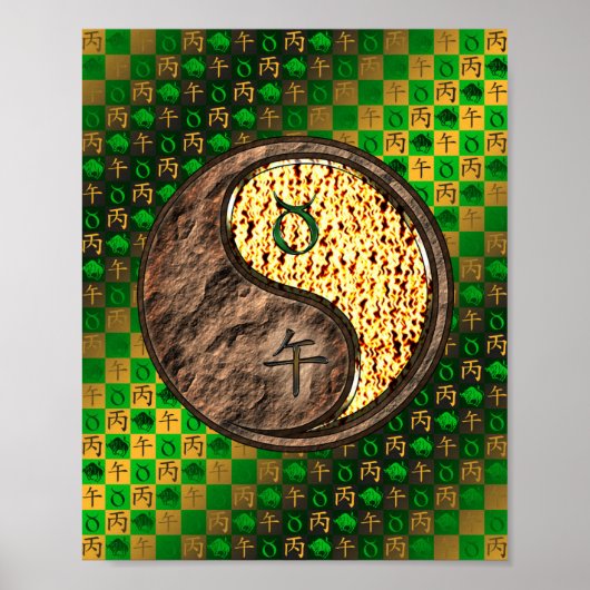 Poster Taurus et Cheval du Feu (Devant)