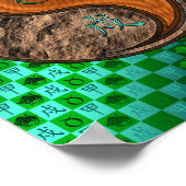 Poster Taurus et chien des bois (Coin)