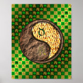 Poster Taurus et dragon de feu (Devant)