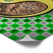 Poster Taurus et lapin métallique (Coin)