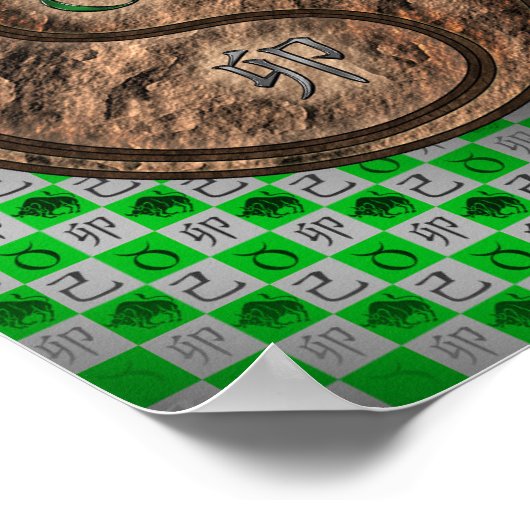 Poster Taurus et lapin terrestre (Coin)