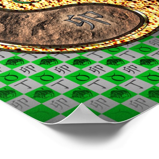 Poster Taurus et Rabbit de feu (Coin)