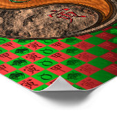 Poster Taurus et tigre de bois (Coin)