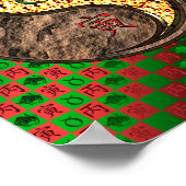 Poster Taurus et tigre de feu (Coin)