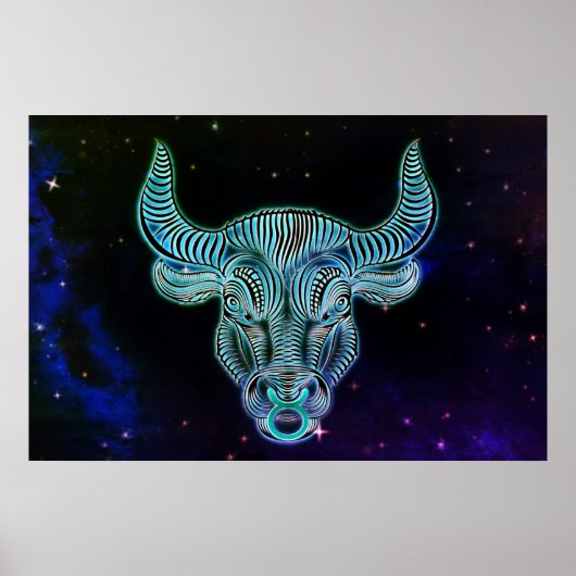 Poster taurus l'affiche bull zodiac (Devant)