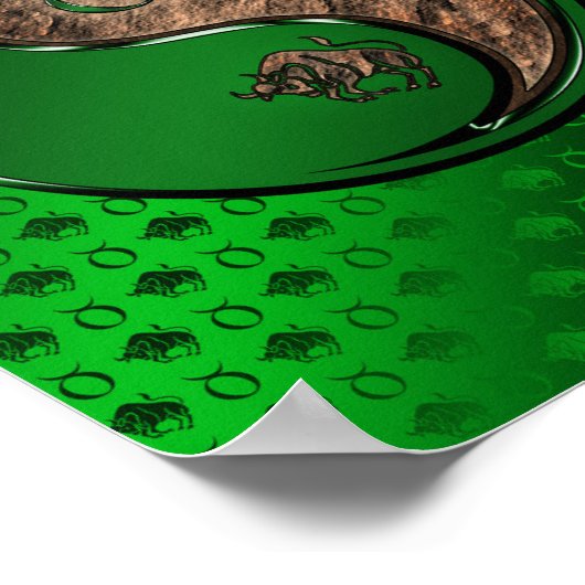 Poster Taurus le taureau (Coin)