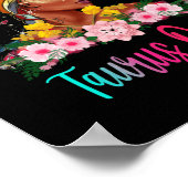 Poster Taurus Queen Black Femmes Beauté persistante (Coin)