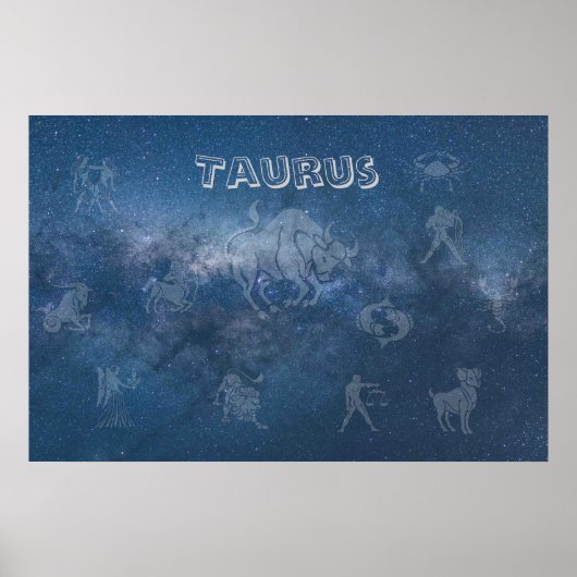 Poster Taurus transparent (Devant)