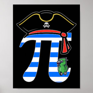 Poster Taux de Casquette de costume Pirat