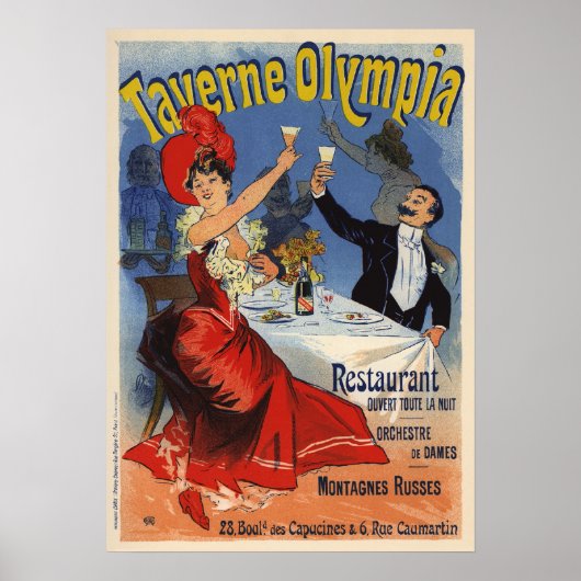 Poster Taverne Olympia (Devant)