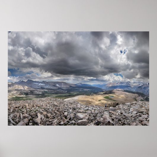 Poster Tawny Point Panorama - John Muir Trail (Devant)