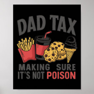 Poster Taxer s'assurer que ce n'est pas du poison Fête de