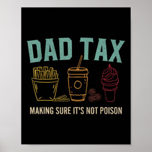 Poster Taxer s'assurer que ce n'est pas du poison Fête de