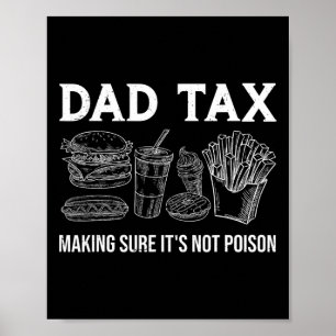 Poster Taxer s'assurer que ce n'est pas du poison Fête de
