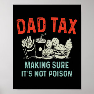 Poster Taxer s'assurer que ce n'est pas du poison Fête de