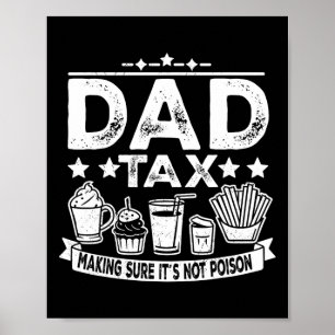Poster Taxer s'assurer que ce n'est pas du poison Fête de