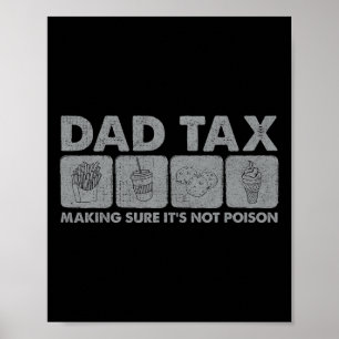 Poster Taxes pour s'assurer que ce n'est pas du poison Dr