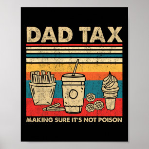 Poster Taxes s'assurer que ce n'est pas du poison Fête de