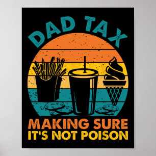 Poster Taxes s'assurer que ce n'est pas du poison Fête de