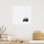 Poster Taxi de Londres (Cuisine)
