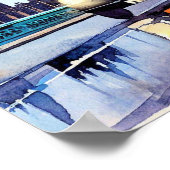 Poster Taxi Noir Iconique de Londres, (B) (Coin)