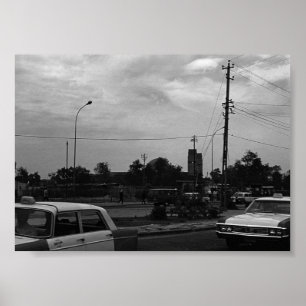 Poster Taxis de Baghdad street