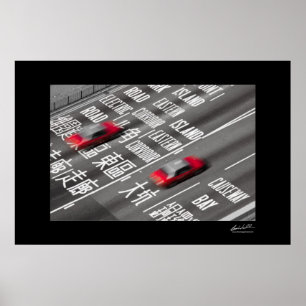 Poster Taxis de Hong Kong
