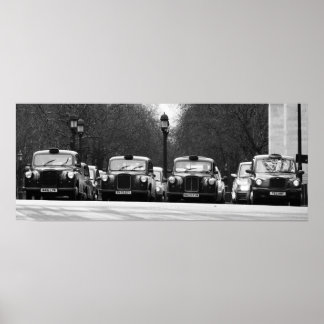 Poster Taxis Londres