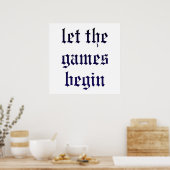 Poster Taylor Swift A Laissé Commencer Les Jeux (Cuisine)