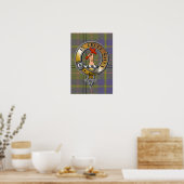 Poster Taylor Tartan & Badge (Cuisine)