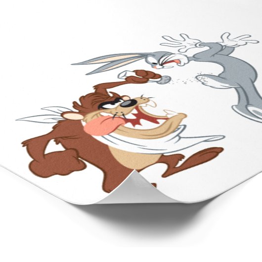 Poster TAZ™ et BUGS BUNNY™ (Coin)