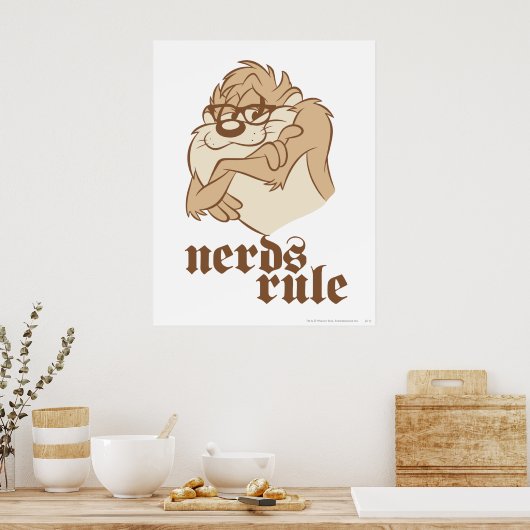 Poster TAZ™ - Règle de Nerds (Cuisine)