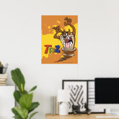 Poster TAZ sauvage™ (Bureau à domicile)