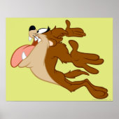 Poster TAZ™ volant à travers l'air (Devant)